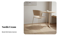 Molded Spinerest Chair Stackable Indoor Seating Nordic Design Modern Design for Homeowners, Business Owners, Cafe, Office