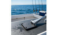 Thickened Downrigger Mounting Base High Strength Downrigger Base Plate Heavy Duty Boat Trolling Mount Load Bearing for Anglers, Marine Use