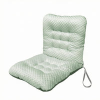Seat and Back Cushion Padded Tufted Chair Cushion with Ties Home Furnishing