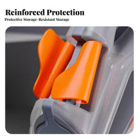 Removable Bin Organizer Portable Hardware Box Secure Latches for Garage, Vehicle