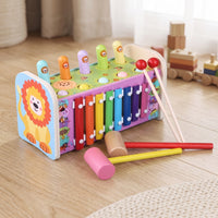 Educational Whack a Mole Game Learning Whack-Apeg Toy Preschool Pounding Bench Sensory for Playroom