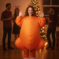 Inflatable Turkey Costume Novelty Inflatable Turkey Suit Funny Apparel for Adults, Thanksgiving, Cosplay