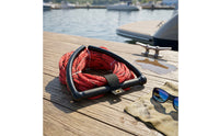 Braided Watersports Tow Rope with Handle Coiled Water Ski Rope with Grip Abrasion-Resistant Tangle-Tangle-Resistant for Wakeboarding