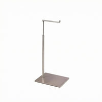 Adjustable Height Handbag Stand Stainless Steel Handbag Stand Rectangular Base