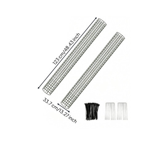 2 Pieces Tree Trunk Protector expandedGrid Outdoor Protection Cylindrical