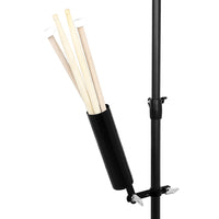 Drumstick Holder Tube, Carbon Steel Stick Bag with Steel Support Frame, Double-Shoulder Drumstick Carrier