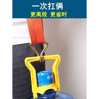 跨境背门提水神器木门防盗门煤气搬运瓷砖上楼铁钩省力背带绳子