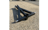 Trailer Hitch Adapter with 2-Inch Coupler Triangular Three-Point Trailer Hitch Adapter Compatible for Farm, Field