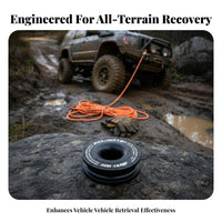 Recovery Snatch Ring Heavy Duty Winch Accessory Wear-Resistant for Truck Drivers