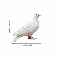 2 Pieces Statue Cute Pigeon Figurine Miniature for Wedding