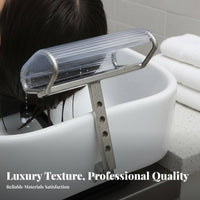 Replacement Shampoo Bowl Headrest Anatomically Designed Support Shampoo Chair Headrest Waterproof Hair Washing Station Neck Pillow for Barbers