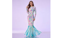 Mermaid Dress Form-Fitting Costume Dress Fishtail for Women
