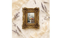 French Style Embossed Frame Gilded Finish Room Decoration for Showroom