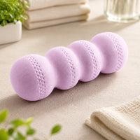 Solid Peanut Roller with Textured Surface Lightweight Peanut Foam Roller High-Density Foam Massage Tool Deep Tissue for Runners, Stretching