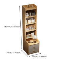 Nightstand Bookshelf Combo Space Saving Design Tall Nightstand Bookshelf