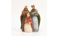 Christmas Three Wise Men Figurine Religious Three Kings Figurines Resin Wise Men Figurines Holiday for Shelf, Bookcase