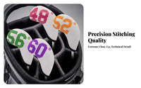 Numbered Golf Iron Head Cover | Compact Low-Profile Design, Easy-to-pull-over profile, Golf Club Head Cover, for Driving Range