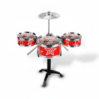 Sturdy and Long-Lasting Children's Jazz Drum Toy Easy to Assemble Kids Drum Set ABS Material Percussion Instrument for Toddlers