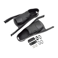 Diving Fin Component with Side Rails Openbackless Fin Component Aerodynamic Gear for Freedivers, Spearfishers, Freediving, Spearfishing