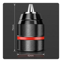 Self-Locking Ratchet Drill Chuck Quick Change Keyless Chuck Adapter Tool Accessory High Force for Construction