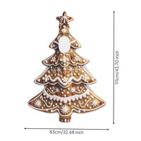 Gingerbread Tree Costume Cute Christmas Tree Costume Creative Apparel for Holiday Photoshoots, Stage Performances