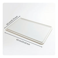Bread Box Lid White Proofing Tray Lid Plastic for Pizzeria
