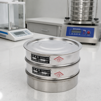 Test Sieve Stainless Steel 20cm, Laboratory Analytical Sieve for Particle Analysis, Vibrating Sieve for Accurate Analysis, Sieve for Raw Materials & Granule Size