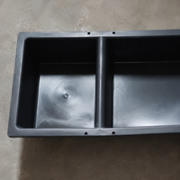 Feeding Trough, Livestock, Chicken Feeder, For Cattle, Feed Trough, Galvanized Metal, 75/90cm×20cm, Dry/Wet Feed Compatible