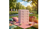 5 Pieces Expanded Polypropylene Insulated Box Molded Structure Rectangular Insulated Box Thermal Chill Carton Recessed Side
