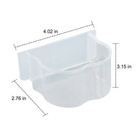 Hanging Bird Feeder and Parrot Feeder, Single Cup Parrot Cage Feeder, Attachable Bird Cage Accessory for Budgie Cockatiel Pet Bird Supplies