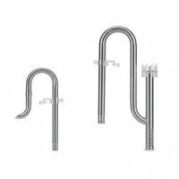 Aquarium Inflow Outflow Pipe Kit Rust Resistant Surface Skimmer Pipe Set