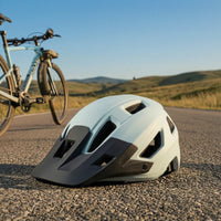 Bike Helmet with Visor Matte Two-Wheeled Helmet with Visor Adjustable for Commuters, Adults, Commuting, Outdoor Sports