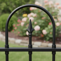 Climbing Plant Trellis Rustic Design Ornamental Yard Fence Powder Coated