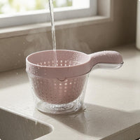 Double-Layer Draining Basket Compact Double Layer Draining Basket Simple Design