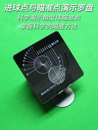 台球常见角度识别卡台球角度球瞄准点辅助训练工具准度提升训练器