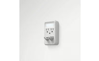 Touch-Control Outlet Extender with Night Light Compact Outlet Extender with USB Ports Space-Saving Warm for Bedroom