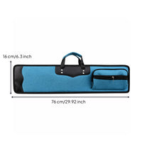 Bamboo Flute Bag Hardhard-Plate Flute Carrying Bag with Pocket Rectangular Woodwind Case for Students, Travel