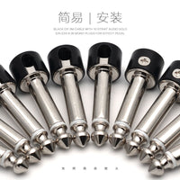 免焊接6.35效果器连接线 电吉他贝斯3M连接线DIY音频连接线