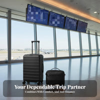 20-Inch Rolling Luggage Large Capacity Hardshell Carry-on Sturdy