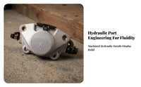 Compact Brake Pump with Caliper Metal Hydraulic Brake Caliper for DIY Mechanics