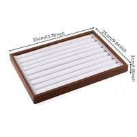 Jewelry Display Tray Low-Profile Jewelry Organizer Tray Rectangular Personal Storage