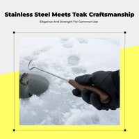 Ice Fishing Hook Stainless Steel Oak Lake Sturdy