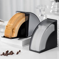 Pour-over Cone Filter Paper Box Dust-Proof Pour-over Cone Coffee Filter Holder