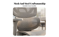 Ergonomic Computer Chair Adjustable Height Rolling Mesh Seat Rocking Function