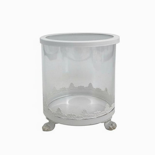 2 Pieces Glass Candle Vessel Decorative Home Decor Elegant for Vanity