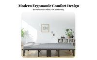 Adjustable Recliner Bed Foldable Design Adjustable Nap Cot Space-Saving Storage Padded Padding for Adults, Travelers, Travel