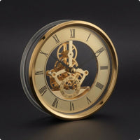 Roman Numeral Clock Movement Insert Glass Round Clock Movement Insert Easy to Read Home Decor Accessory