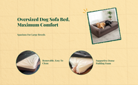 Orthopedic foam dog bed, waterproof