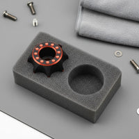 Rotary Adjustment Knob Anodized Finish Aluminum Control Wheel Knob CNC Machined