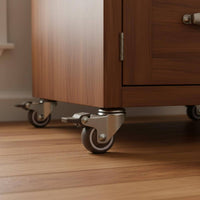 Threaded Stem Caster Wheel Effortless Movement Furniture Part Floor-Friendly